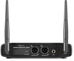 Draadloze microfoon set - Vonyx VM42HH - UHF Microfoons met tuner - Zang microfoons — thumbnail 5
