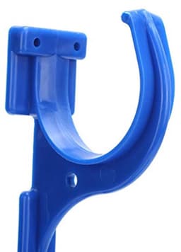 Kunststof zwembadhanger, zwembadhouder, plaatsing telescopische stang, stofzuigerslanghaak met schroeven voor zwembad, telescopische stang, stofzuigerslangblad, skimmer — thumbnail 2