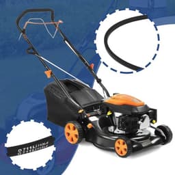 Aandrijfriem rubber - Binnenomtrek 711 mm - Breedte 10 mm - Dikte 6,5 mm - Compatibel met Fuxtec FX-RM2050/2055/2060 - Geschikt voor grasmaaier - Grasmaaier Riem — thumbnail 2