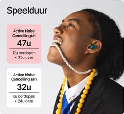 Fresh 'n Rebel Twins Elite 2 - Krachtige Bluetooth Oordopjes met Hybride Actieve Noise Cancelling - 47 uur Speeltijd - Multipoint verbinding - Draadloos en Waterdicht (IPX4) (Berry Red) — thumbnail 2
