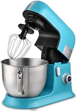 Keukenmachine XL - Mixer Kneedrobot - Bakken en Mixen - Planetaire Beweging - 6.5 Liter Kom - Blauw — thumbnail 4