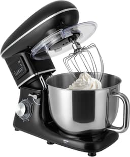 Keukenmachine - Mixer Deegmachine - Brood Koekjes Cakes - LCD Display 6 Snelheden - 6.5 Liter - Zwart — thumbnail 1