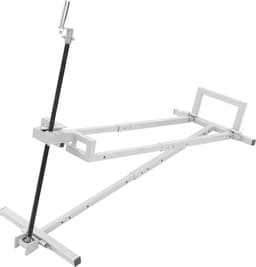 Grasmaaierlift - Hefapparaat Maaier - Onderhoud Uitvoeren - Hoge Draagkracht - 80 x 50 x 93 cm - Grijs en Zwart — thumbnail 3