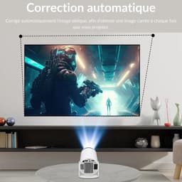 SnelShoppen - Portable Projector 1080p, 7500 lm, Android 11, Bluetooth 5.0, 4K Compatibel, 200 Inch Beeldscherm, Ideaal voor Filmavonden, Feesten, Cam — thumbnail 5