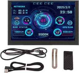 SnelShoppen - AIDA64 Mini Display USB IPS 5 Inch PC Monitor Temperatuurweergave CPU RAM HDD Type C - Secundaire Scherm — thumbnail 1