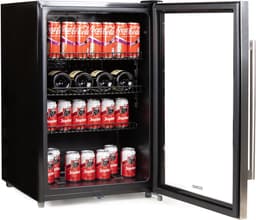 DOMO DO91610BK Drankenkoelkast - Barkoelkast - Glazen Deur - Energieklasse C - 118L - Zwart — thumbnail 2