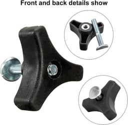 SnelShoppen - Universele Grijphandgreep voor Grasmaaier met Bevestigingsbouten, Ergonomisch en Duurzaam, 2 Stuks, Tuinaccessoires, Vervangonderdelen v — thumbnail 5