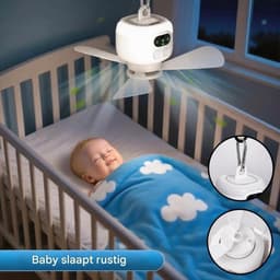 SSTRWGOOD Oplaadbare plafondventilator geschikt voor kamperen - met verlichting - USB-voeding - met timer - 8000mAh draagbare ventilator - plafondventilator geschikt voor buiten - Geschikt voor buitenruimtes, tuinhuisjes, terrassen — thumbnail 5