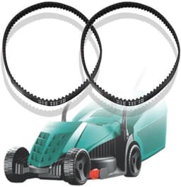 Transportband Grasmaaier - Aandrijfriem F016L66677 - Geschikt voor Rotak 32/ARM32 - Duurzaam - Eenvoudige installatie - 2 stuks - Grasmaaier Riem — thumbnail 2