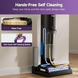 Draadloze Nat & Droog Stofzuiger – 3-In-1 Schoonmaakmachine – Stofzuiger Mop Reiniger – Zelfreinigend Systeem – 45 Min Batterijduur – Rand- En Hoekreiniging — thumbnail 2