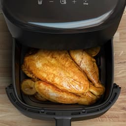 Heteluchtfriteuse - Airfryer - Gezond Koken - 10 Programma's - 5 Liter - Zwart — thumbnail 3