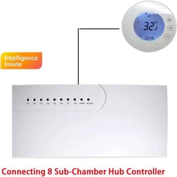 Slimme Thermostaatho - Verwarming Hub - Energie Besparen - WIFI Bediening - 3A - Licht Geel — thumbnail 5