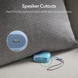 ESR Orbit Hybrid HaloLock Hoesje MagSafe Geschikt voor Apple AirPods Pro 1/2 Blauw — thumbnail 3