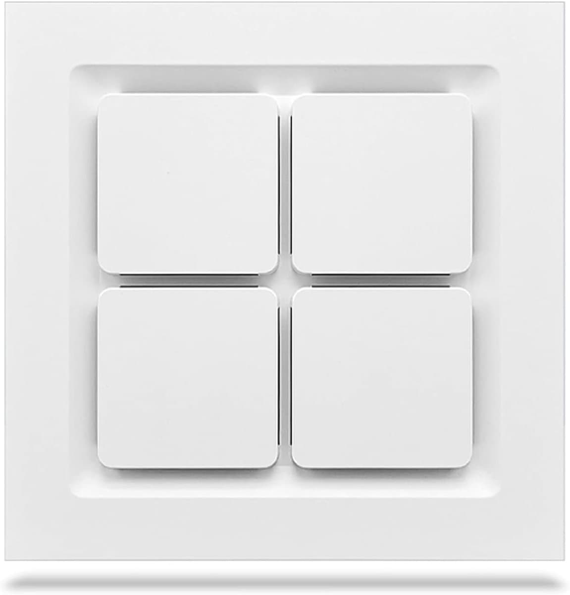 Plafond Ventilator - Afzuigkap - Badkamer Ventileren - Stille Werking - 30 x 30 CM - Wit — afbeelding 1