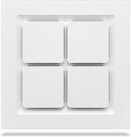 Plafond Ventilator - Afzuigkap - Badkamer Ventileren - Stille Werking - 30 x 30 CM - Wit — thumbnail 1