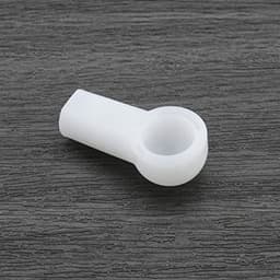 2 stuks vervangende eindkap voor bovenste duwstanggewricht 98656127902, compatibel met Porsche Boxster 986 987 bovenste ondersteuningsbeugel, duwstangkogelgewrichtadapters, wit — thumbnail 4