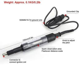 Bougietester Verstelbaar - Diagnosedetector - Ontstekingssysteem - Motorreparatie - Gereedschap - Voor Grasmaaier - Motordiagnosetester — thumbnail 5