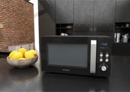 Mini Oven Magnetron - Compacte Oven Grill Magnetron - Snel Eten Bereiden - Met Grill en Hete Lucht — thumbnail 4
