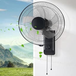 Wandventilator - Elektrische Koeler - Ruimte Koelen - Zonne-energie Optie - 43CM 16IN - Wit — thumbnail 4
