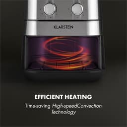 AeroVital heteluchtfriteuse 1700W 5,4 liter timer rvs zilver — thumbnail 2