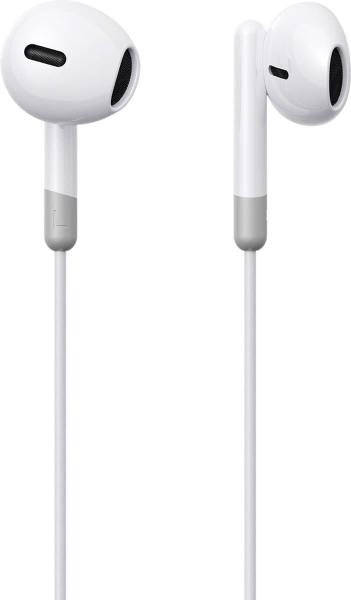 Joyroom In Ear Oordopjes - Oortjes met draad en microfoon - 3.5mm AudioJack - 120cm kabel - Wit — afbeelding 1