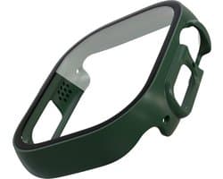 Watch case screenprotector - hoesje - geschikt voor Apple Watch Ultra / Ultra 2 - 49 mm - groen