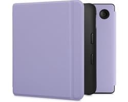 kwmobile e-reader hoesje geschikt voor Kobo Libra 2 hoes - E reader flip case met magnetische sluiting - Ereader cover in lavendel