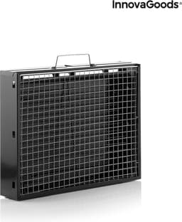 Opvouwbare draagbare barbecue voor gebruik met houtskool BearBQ InnovaGoods — thumbnail 2