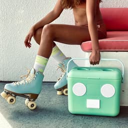 Sunnylife - Beach Accessoires Bluetooth Speaker en Koelbox Mint - Polypropyleen - Groen — thumbnail 2