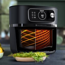 Philips 7000 series HD9876/25 friteuse Enkel 8,3 l Vrijstaand 2200 W Heteluchtfriteuse Wit — thumbnail 2