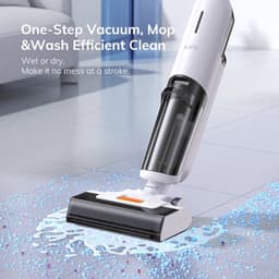 ILife - W90 - Handstofzuiger met Steel - 150W - 3 in 1 - 700 ml Watertank - Elektrische Bezem - Automatische Stofsensor - Afneembare Kruimelzuiger - Wit — thumbnail 2