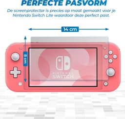 2 Stuks - Tempered Glass Screenprotector Protection Kit geschikt voor de Nintendo Switch Lite - Screen Protector Set - Dual Pack — thumbnail 3