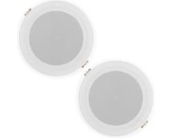 Power Dynamics MSLP50 Marine Speaker Set - 2x waterdichte speakers low profile - 5 Inch - 80W - Wit