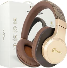 Guess 4G Script Logo - Bluetooth Stereo Over-Ear Koptelefoon - Bruin — thumbnail 1
