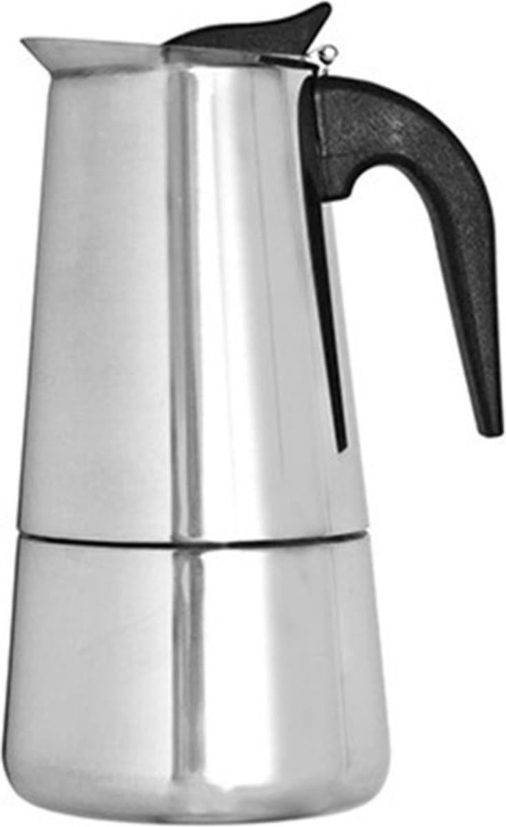 CM Percolator Italiaans koffiezetapparaat - 9 kopjes - Aluminium - zilver - 450 ml - Koffiezetter — afbeelding 1