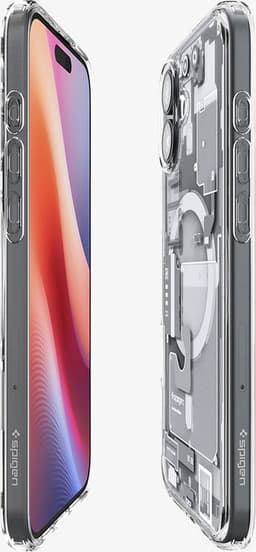 Spigen Ultra Hybrid Zero One (MagFit) mobiele telefoon behuizingen 17 cm (6.7") Hoes Transparant, Wit — thumbnail 5