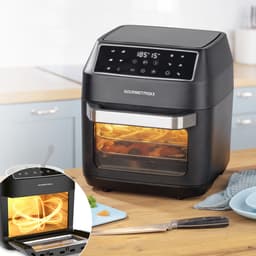 GOURMETmaxx Heteluchtoven Digitaal 12l - Zwart — thumbnail 15