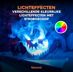 Rookmachine Halloween - Pompoen rookmachine met LED’s - Voor Halloweenfeestjes - met afstandsbediening — thumbnail 3
