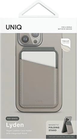 UNIQ Lyden Serie - MagSafe Hoes - RFID Bescherming - Beigekleurig — thumbnail 4