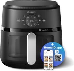 Philips 2000 serie - NA231/00 - Heteluchtfriteuse - 6.2 Liter - 1700 Watt - Zwart — thumbnail 12