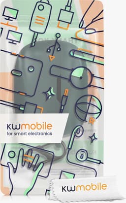 kwmobile Hoes geschikt voor JBL Wave Beam / Beam 2 / Wave 200TWS - Siliconen cover voor oordopjes in donkergroen — thumbnail 4