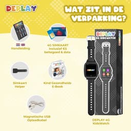 DEPLAY 4G KidsWatch - Zwart — thumbnail 4