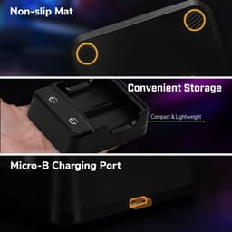 EgoGear - Dubbel Batterij Pakket Zwart - Xbox Accu - Xbox Battery Pack - Geschikt voor Xbox Series S, Xbox Series X en Xbox One — thumbnail 4