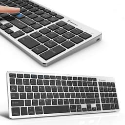 Trendfield Draadloos Toetsenbord - Bluetooth Keyboard - Stille Toetsen - Oplaadbaar - Qwerty - Space Grey — thumbnail 1