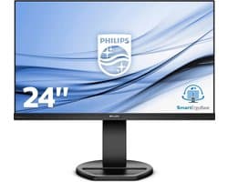 Philips 241B8QJEB - Full HD IPS Monitor - USB-hub - DisplayPort, DVI-D, HDMI, VGA - Verstelbaar - 24 inch — afbeelding 1