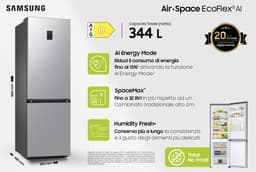 Samsung RB34C675DSA - koel-vriescombinatie - 185 cm - No Frost - 0-gradenzone — thumbnail 5