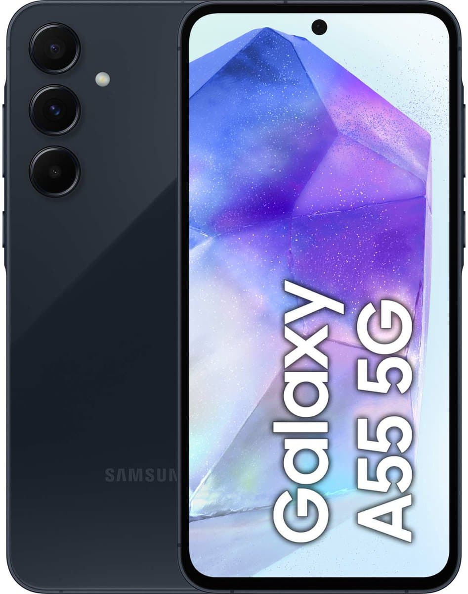 Samsung Galaxy A55 5G - 256GB - Awesome Navy — afbeelding 1