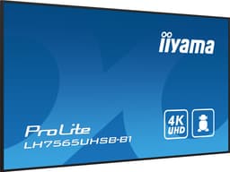 iiyama LH7565UHSB-B1 beeldkrant Kiosk-ontwerp 189,2 cm (74.5") LED Wifi 800 cd/m² 4K Ultra HD Zwart Type processor Android 11 24/7 — thumbnail 4