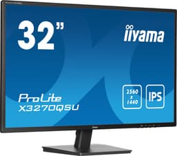iiyama ProLite X3270QSU-B1 computermonitor 80 cm (31.5") 2560 x 1440 pixels Wide Quad HD LED zwart — thumbnail 1