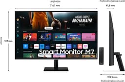 Samsung 32" Smart Monitor M7 M70D UHD — thumbnail 1
